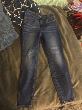 American Eagle Curvy Classic Dark Wash Women’s Jeans - Blue
